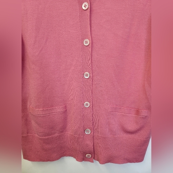 Eileen Fisher fine knit Wool button down cardigan/ top - Picture 5 of 8